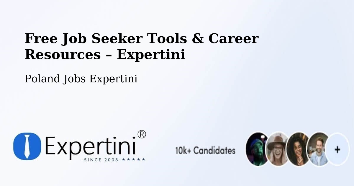 Free Job Seeker Tools & Career Resources – Nowe Warpno - Nowe Warpno, Poland Jobs Expertini