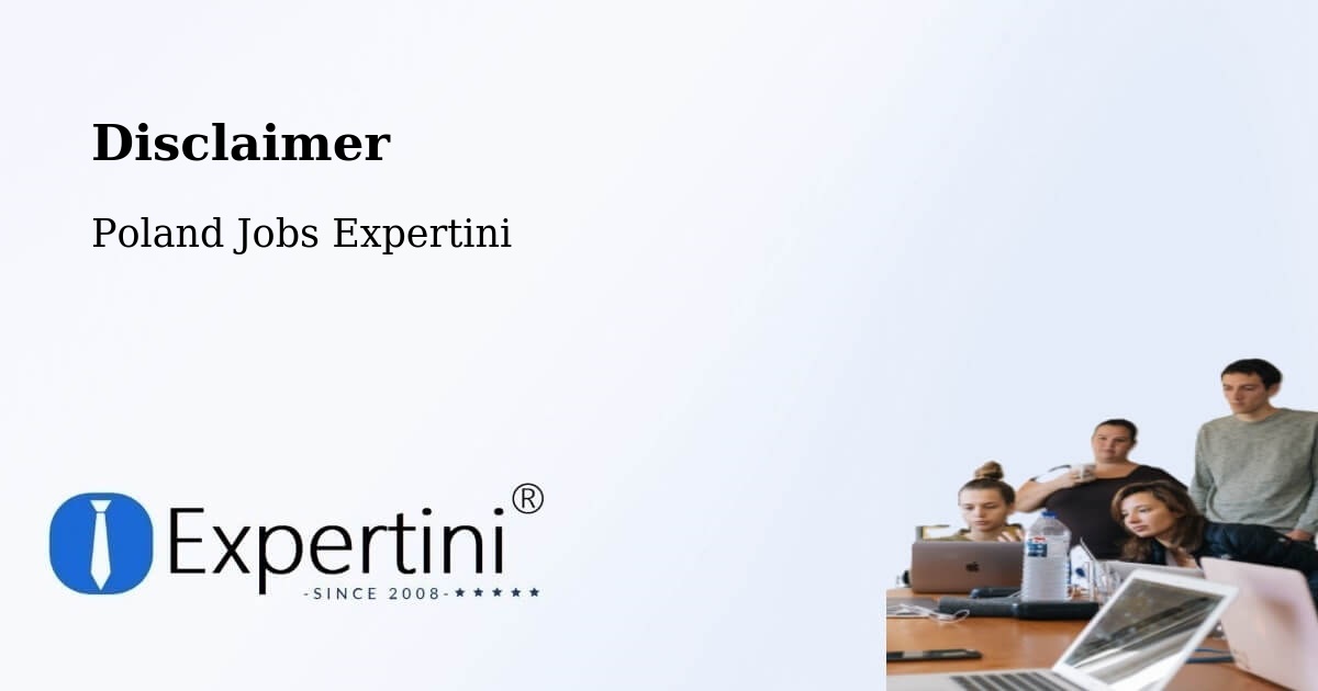 Disclaimer – Nowe Warpno - Poland Jobs Expertini